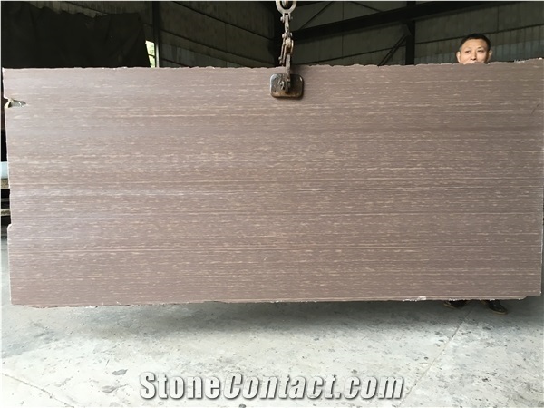 Polished Purple Wooden Sandstone Slab