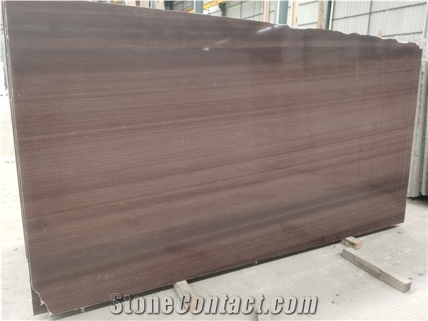 Polished Purple Wooden Wenge Sandstone Slab