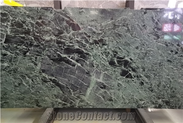 Verde Alpi Scuro Green Marble Floor Tiles