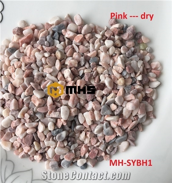 Pink Tumbled Pebbles Vietnam Origin