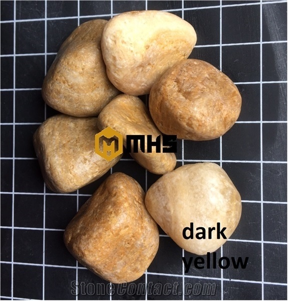 Yellow Limestone Pebbles Vietnam