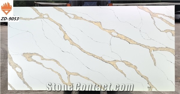 2021 New Calacatta Quartz Stone Slabs