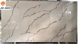 2021 New Calacatta Quartz Stone Slabs Zd9005