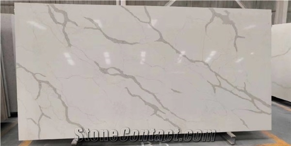 Artificial Marble Manmade Quartz Slab From Malaysia Factory