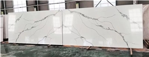 Artificial Marble Quartz Surface for Kitchen Countertop