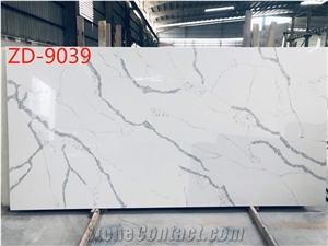 Calacatta Quartz Slab Malaysia Big Size Artificial Stone