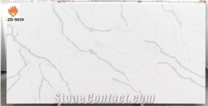 Calacatta Quartz Stone Slabs for Kitchen Countertops