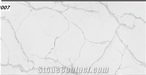 Calacatta Quartz Stone Slabs for Tv Backgound Wall