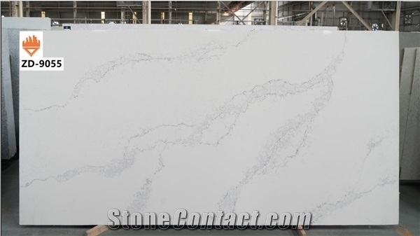 Calacatta Quartz Stone Slabs Manufacturer for Worktop