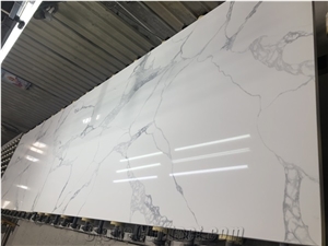 Calacatta Quartz Surface for White Counter Tops