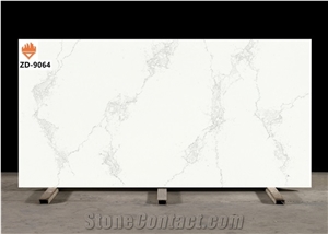 Calacatta White Quartz Stone Artificial Stone Slab