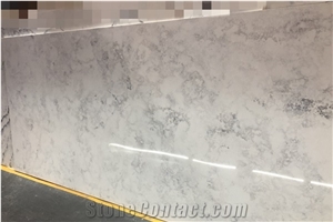 Cement Grey Collection Engineered Quartz Slabs for Counter Top