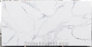 Gray Black Quartz Stone Slabs for Countertop