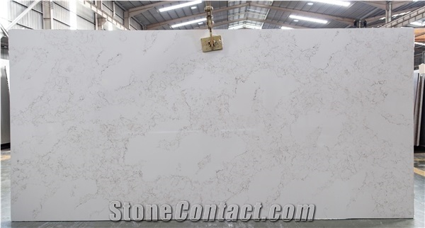 Laxury Quartz Stone Slab for Interior Decoration Vanity Top