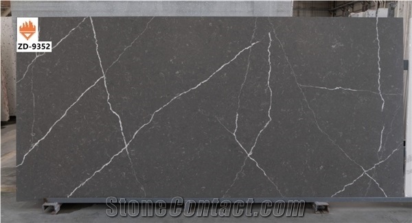Malaysia Quartz Stone Slab Calacatta Quartz 3200*1600mm