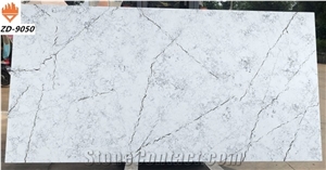 Marble Vein Quartz Artificial Countertop/Vanity Top/Slabs