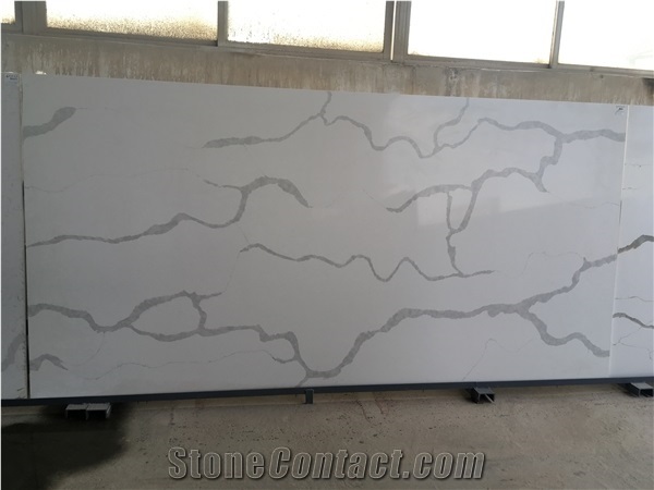 New Calacatta Quartz Slabs Zd9517