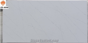New Style Engineered Multicolor Vein Quartz Stone Slab