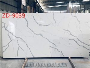 Pfm Factory Supply Wholesale Price White Quartz Stone Slab