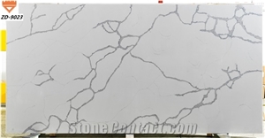 Polished Surface Artificial White Quartz Countertop