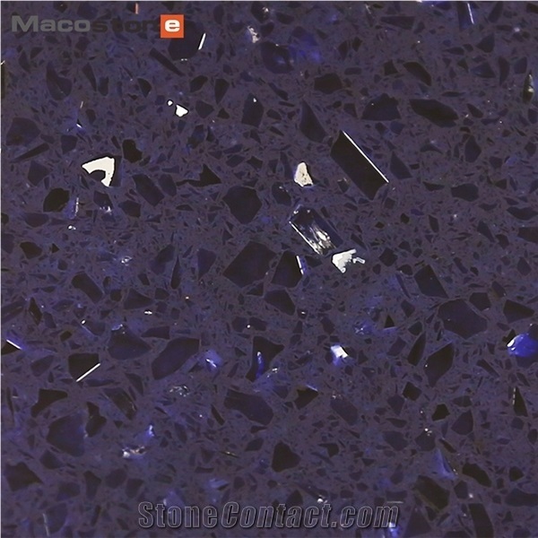 Purple Sparkly Quartz Slab