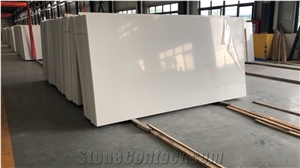 Super Pure White Quartz Stone for Worktop Vanity Tops