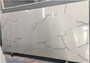 White Calacatta Engineered Stone Slabs