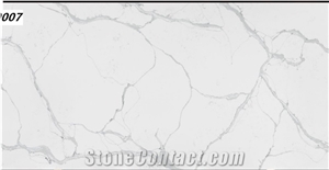 White Calacatta Quartz Engineered Stone