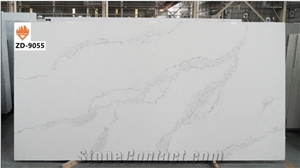 White Calacatta Quartz Stone Slabs Factory for Worktop