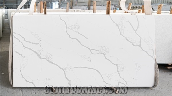 White Quartz Solid Surface for Vanity Tops
