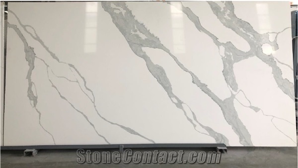 White Quartz Stone Slabs Manufacturer