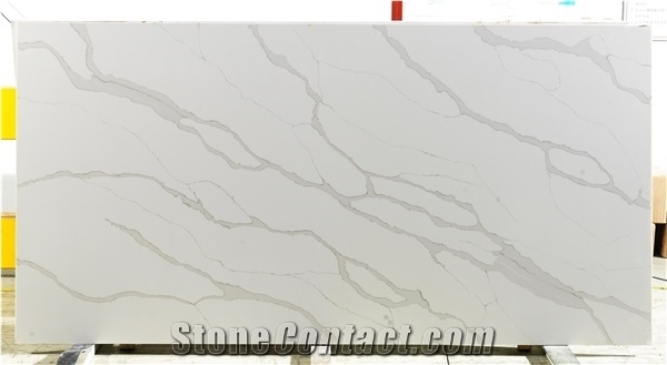 Wholesale Marble Look Calacatta Gold Slabs Quartz Stone