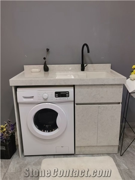 Artificial Marble Indoor Laundry Room Countertops