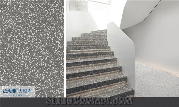 New Style Terrazzo Inorganic Marble for Stairs
