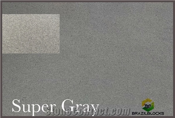 Super Gray Granite Blocks, Brazil Grey Granite Blocks