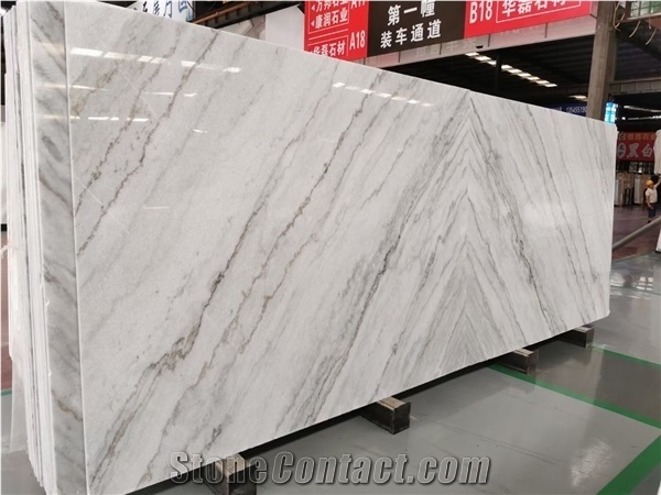 Carla White Marble for Wall Cladding