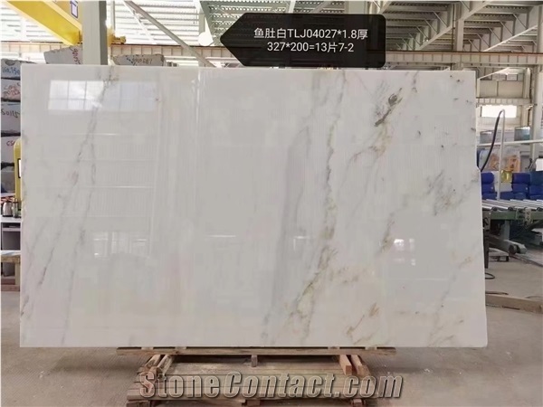 China Calacatta White Marble for Floor Tiles