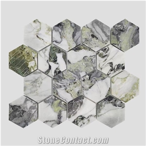 Cold Jade Marble Stone Mosaics Tile