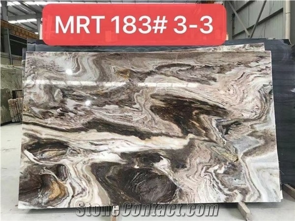 Fancy Brown Marble for Wall Cladding
