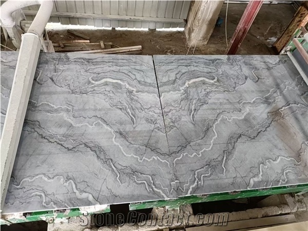 Meteor Grey Marble for Wall Covering