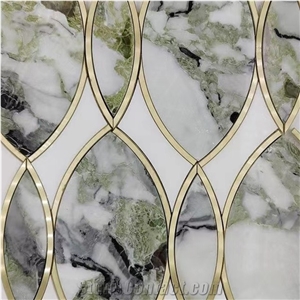 Natural Marble Stone Mosaic Tiles for Kitchen