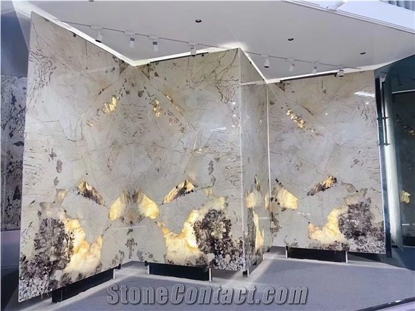 White Soul Granite for Wall Features