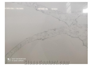 Wholesale White Calacatta Quartz Stone for Countertop