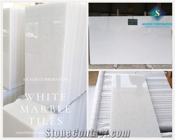 Best Pure White Marble Tiles from an Son Corp.