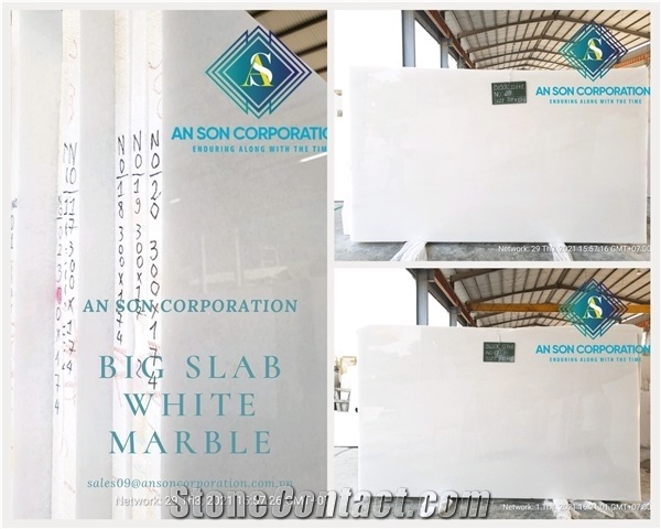 Big Slabs Vietnam Nano White Marble