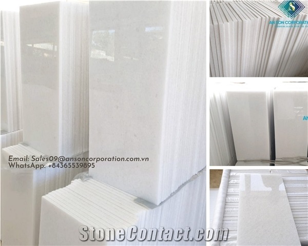 Pure White Marble Tile 30x60