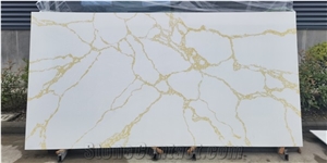 Quartz Stone Slab Calacatta Gold 3cm