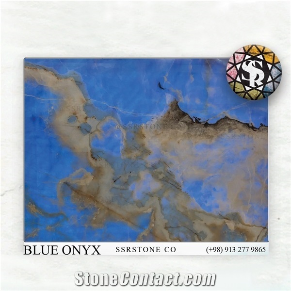 Iran Blue Onyx Slabs & Tiles