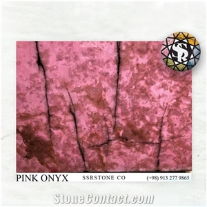 Pink Onyx Slabs