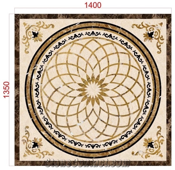 Cheap Price Waterjet Medallion Marble Hot Style